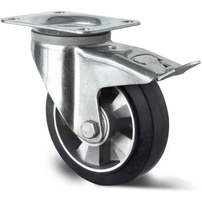 CASCOO Lenkrolle mit Totalfeststeller ø 125 mm Serie BAF4 Doppelkugellager (THP57W0125BAF4D0N) CASCOO Lenkrolle mit Totalfeststeller ø 125 mm Serie BAF4 Doppelkugellager (THP57W0125BAF4D0N)