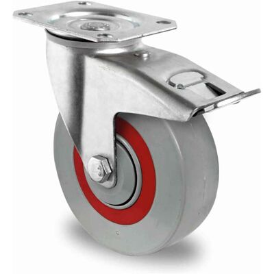 CASCOO Lenkrolle mit Totalfeststeller ø 125 mm Serie M6N2 Rollenlager (TPP31W0125M6N2R32) CASCOO Lenkrolle mit Totalfeststeller ø 125 mm Serie M6N2 Rollenlager (TPP31W0125M6N2R32)