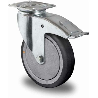 CASCOO Lenkrolle mit Totalfeststeller ø 125 mm Serie P2T2 (antistatisch) Gleitlager (TAPE5C0125P2T2P0NA) CASCOO Lenkrolle mit Totalfeststeller ø 125 mm Serie P2T2 (antistatisch) Gleitlager (TAPE5C0125P2T2P0NA)