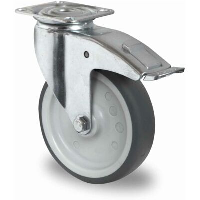 CASCOO Lenkrolle mit Totalfeststeller ø 125 mm Serie P2T2 Gleitlager (TAPE5C0125P2T2P0N) CASCOO Lenkrolle mit Totalfeststeller ø 125 mm Serie P2T2 Gleitlager (TAPE5C0125P2T2P0N)