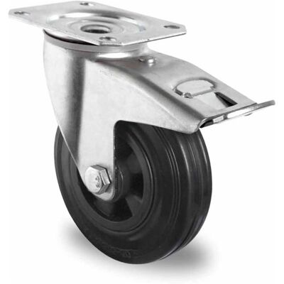 CASCOO Lenkrolle mit Totalfeststeller ø 125 mm Serie P4S4 Rollenlager (TBP35W0125P4S4R0N) CASCOO Lenkrolle mit Totalfeststeller ø 125 mm Serie P4S4 Rollenlager (TBP35W0125P4S4R0N)