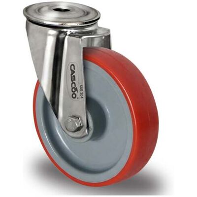 CASCOO Rückenlochlenkrolle ø 200 mm Serie N2U6 Gleitlager Edelstahl (HIH9OS0200N2U6L0N) CASCOO Rückenlochlenkrolle ø 200 mm Serie N2U6 Gleitlager Edelstahl (HIH9OS0200N2U6L0N)