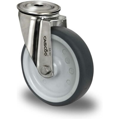 CASCOO Rückenlochlenkrolle ø 200 mm Serie P2V2 Gleitlager Edelstahl (HIH9OS0200P2V2L0N) CASCOO Rückenlochlenkrolle ø 200 mm Serie P2V2 Gleitlager Edelstahl (HIH9OS0200P2V2L0N)