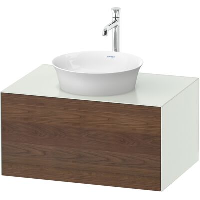Duravit - WT497507736 - Amerikanischer Nussbaum Matt - Weiß Seidenmatt - Vanity unit Duravit - WT497507736 - Amerikanischer Nussbaum Matt - Weiß Seidenmatt - Vanity unit
