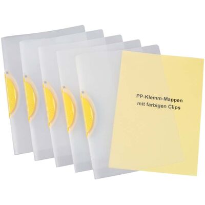 Eichner PP-Klemm-Mappen 0,45mm, helltransparent gelb (9218-00911) Eichner PP-Klemm-Mappen 0,45mm, helltransparent gelb (9218-00911)
