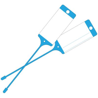 Eichner PP-Warenanhänger blau mit neutralem Besc (9219-00776) Eichner PP-Warenanhänger blau mit neutralem Besc (9219-00776)