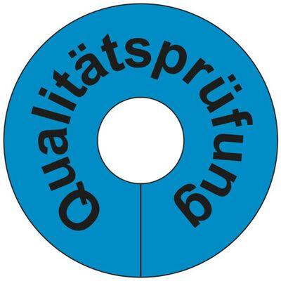 Eichner PVC-Anhänger QUALITÄTSPRÜFUNG, blauer (9219-01042) Eichner PVC-Anhänger QUALITÄTSPRÜFUNG, blauer (9219-01042)