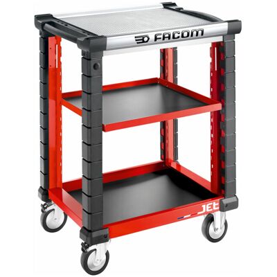 Facom Fahrbarer Beistelltisch 3 Ebenen JET.UC3SM3A) Facom Fahrbarer Beistelltisch 3 Ebenen JET.UC3SM3A)