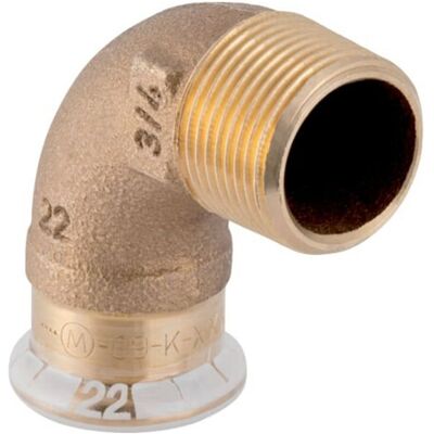 Geberit bergangswinkel Mapress d 54mmxR 2, Cu, 90G, m AG, Rotguss (63889) Geberit bergangswinkel Mapress d 54mmxR 2, Cu, 90G, m AG, Rotguss (63889)