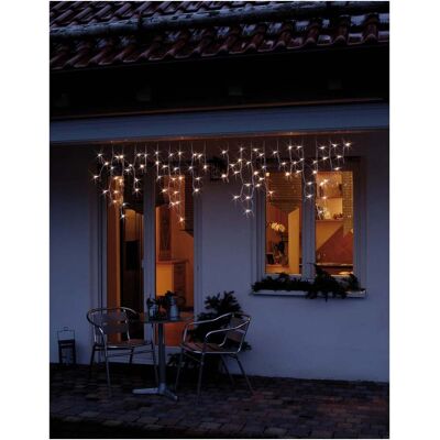 Hellum LED-Eislichtvorhang 2,1 x 0,5m Blinkeffekt weiß (555417) Hellum LED-Eislichtvorhang 2,1 x 0,5m Blinkeffekt weiß (555417)