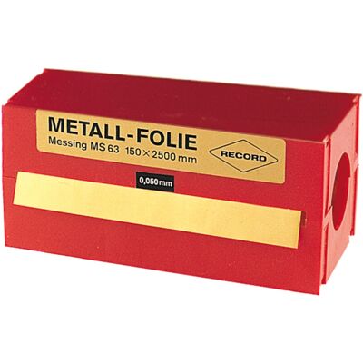 HOLEX Folienband 150 × 2500 mm Werkstoff 0,15 mm Messing (478740 0,15) HOLEX Folienband 150 × 2500 mm Werkstoff 0,15 mm Messing (478740 0,15)
