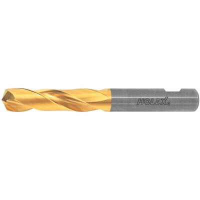 HOLEX VHM-Hochleistungsbohrer Weldon DIN 6535 HB, TiN,Ø DC h7: 7,4 mm, 122315 7,4) HOLEX VHM-Hochleistungsbohrer Weldon DIN 6535 HB, TiN,Ø DC h7: 7,4 mm, 122315 7,4)