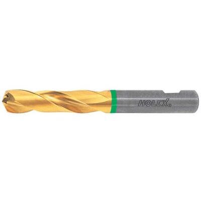 HOLEX VHM-Hochleistungsbohrer Weldon DIN 6535 HB, TiN,Ø DC h7: 7,4 mm, 122345 7,4) HOLEX VHM-Hochleistungsbohrer Weldon DIN 6535 HB, TiN,Ø DC h7: 7,4 mm, 122345 7,4)