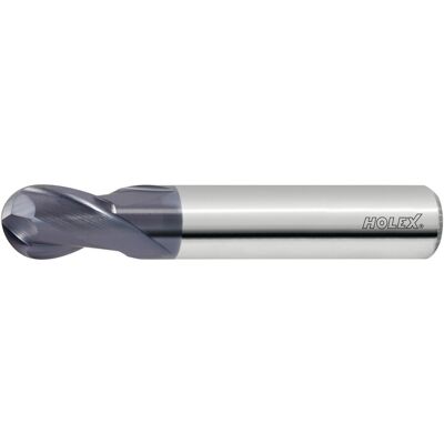 HOLEX - Fräser - Durchmesser 10mm, 2 Schneiden, 14mm Schnittlänge, TiAlN-Beschichtung HOLEX - Fräser - Durchmesser 10mm, 2 Schneiden, 14mm Schnittlänge, TiAlN-Beschichtung