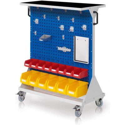 Kappes RasterMobil Gr. 3 RAL 7035/5010 H1270 mm 4 Loch-/2 Schlitzplatten mit Ausstattung 3 (7021.07.2216) Kappes RasterMobil Gr. 3 RAL 7035/5010 H1270 mm 4 Loch-/2 Schlitzplatten mit Ausstattung 3 (7021.07.2216)
