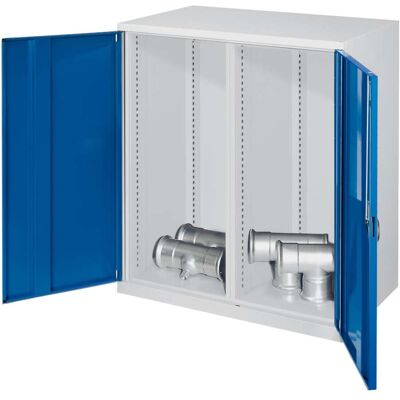 Kappes Schwerlastbeistellschrank Leergehäuse Mod. 70 RAL 7035/5010 Vollblechtüren (1472.00.1016) Kappes Schwerlastbeistellschrank Leergehäuse Mod. 70 RAL 7035/5010 Vollblechtüren (1472.00.1016)