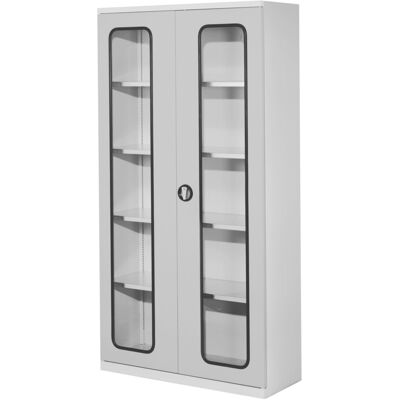 Kappes Systemschrank Serie 400 RAL 7035 Sichtfenstertüren 4 Fachböden (1250.01.5013) Kappes Systemschrank Serie 400 RAL 7035 Sichtfenstertüren 4 Fachböden (1250.01.5013)