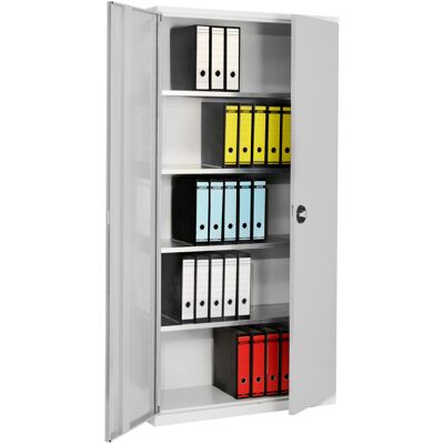 Kappes Systemschrank Serie 400 RAL 7035 Vollblechtüren 4 Fachböden (1250.01.1013) Kappes Systemschrank Serie 400 RAL 7035 Vollblechtüren 4 Fachböden (1250.01.1013)