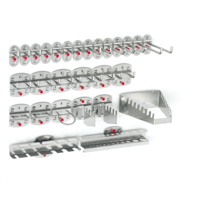 Kappes Werkzeughalter-Sortiment RasterPlan 28-teilig alufarben (4027.05.0001) Kappes Werkzeughalter-Sortiment RasterPlan 28-teilig alufarben (4027.05.0001)