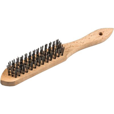 Klingspor BH 600 Handbürste Standard Anzahl Reihen 4, 125 x 25 x 290 mm, Holzgriff 0,35 Stahl (358365) Klingspor BH 600 Handbürste Standard Anzahl Reihen 4, 125 x 25 x 290 mm, Holzgriff 0,35 Stahl (358365)
