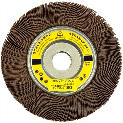 Klingspor SM 611 W Schleifmopräder LS 309 X, 165 x 25 x 25,4 mm Korn 80 (221595) Klingspor SM 611 W Schleifmopräder LS 309 X, 165 x 25 x 25,4 mm Korn 80 (221595)