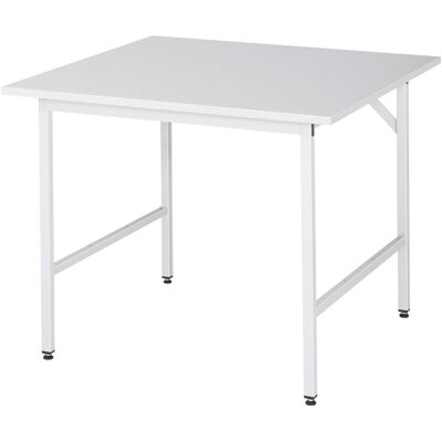 RAU Hellgraue ESD Arbeitstisch - 1000x1000mm - Stahlrahmen RAU Hellgraue ESD Arbeitstisch - 1000x1000mm - Stahlrahmen