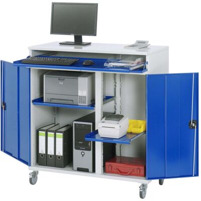 Rau Computer-Schrank - Modell 60 BxTxH 1100x520x1185 mm (07-1100T-M60F.11) Rau Computer-Schrank - Modell 60 BxTxH 1100x520x1185 mm (07-1100T-M60F.11)