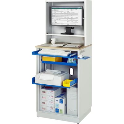Rau Computer-Station stationär 20BxTxH 720x660x1810mm (07-2015.11) Rau Computer-Station stationär 20BxTxH 720x660x1810mm (07-2015.11)