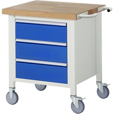 Rau Fahrbare Werkbank Modell 8157 BxTxH 750x700x880mm (05-8157A2-077B4S.11) Rau Fahrbare Werkbank Modell 8157 BxTxH 750x700x880mm (05-8157A2-077B4S.11)