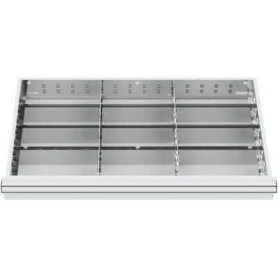 STIER Schubladeneinteilung Metalleinteilung BLH 100/125 mm Innenmaß 800x450 mm 12 Fächer 6 x TW 275 (903930) STIER Schubladeneinteilung Metalleinteilung BLH 100/125 mm Innenmaß 800x450 mm 12 Fächer 6 x TW 275 (903930)