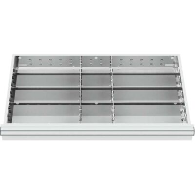 STIER Schubladeneinteilung Metalleinteilung BLH 100/125 mm Innenmaß 800x450 mm 12 Fächer 6 x TW 325 (903931) STIER Schubladeneinteilung Metalleinteilung BLH 100/125 mm Innenmaß 800x450 mm 12 Fächer 6 x TW 325 (903931)