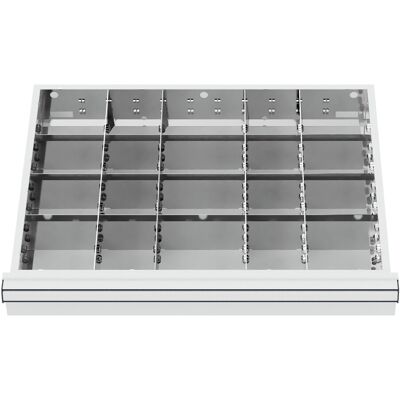 STIER Schubladeneinteilung Metalleinteilung BLH 75 mm Innenmaß 600x450 mm 20 Fächer (903881) STIER Schubladeneinteilung Metalleinteilung BLH 75 mm Innenmaß 600x450 mm 20 Fächer (903881)
