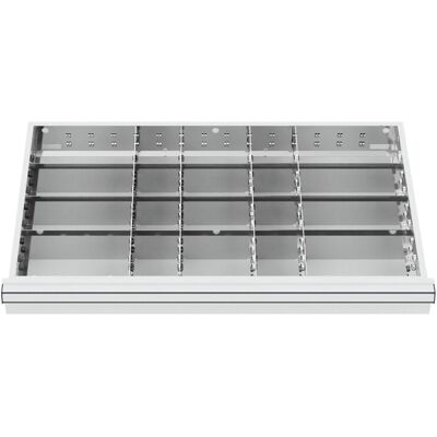 STIER Schubladeneinteilung Metalleinteilung BLH 75 mm Innenmaß 800x450 mm 20 Fächer (903887) STIER Schubladeneinteilung Metalleinteilung BLH 75 mm Innenmaß 800x450 mm 20 Fächer (903887)