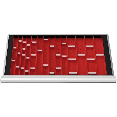 STIER Schubladeneinteilung Muldenplatten BLH 50 mm Innenmaß 800x450 mm 6 MP mit 2 Mulden (903870) STIER Schubladeneinteilung Muldenplatten BLH 50 mm Innenmaß 800x450 mm 6 MP mit 2 Mulden (903870)