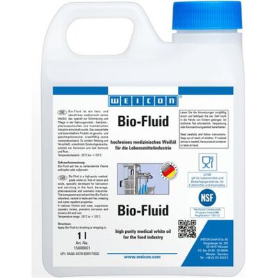 Weicon Bio-Fluid medizinisches Weißöl 1 L (10007622) Weicon Bio-Fluid medizinisches Weißöl 1 L (10007622)