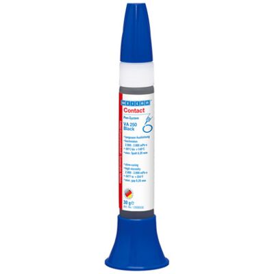 Weicon VA 250 Schwarz Kleber - Kontakt, Langsame Aushärtung, 30g Weicon VA 250 Schwarz Kleber - Kontakt, Langsame Aushärtung, 30g