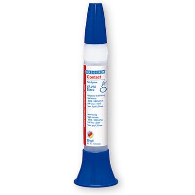 Weicon VA 250 Schwarz Kleber - Kontakt, Langsame Aushärtung, 30g Weicon VA 250 Schwarz Kleber - Kontakt, Langsame Aushärtung, 30g
