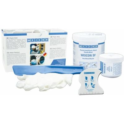 WEICON SF, stahlgefülltes Epoxidharz-System für Reparatur und Formgebung DNV-zertifiziert, 0,5 kg, dunkelgrau (10250005) WEICON SF, stahlgefülltes Epoxidharz-System für Reparatur und Formgebung DNV-zertifiziert, 0,5 kg, dunkelgrau (10250005)