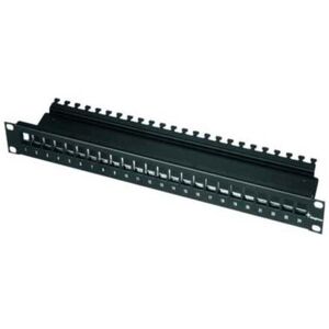 Telegärtner 19 Zoll AMJ-Modulträger aus Metall für die Montage von bis zu 24 AMJ-Modulen, leer, Farbe: schwarz, Typ: AMJ-Mod 24PP/ub sw (100021497) Telegärtner 19 Zoll AMJ-Modulträger aus Metall für die Montage von bis zu 24 AMJ-Modulen, leer, Farbe: schwarz, Typ: AMJ-Mod 24PP/ub sw (100021497)