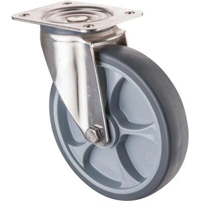 BS Rollen Edelstahl Transportrolle (H100.B43.201)) BS Rollen Edelstahl Transportrolle (H100.B43.201))
