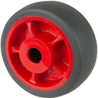 BS Rollen Gummirad B44.F003, Durchmesser 80 grau, Achs, Durchmesser 12, 100kg (B44.081.F003) BS Rollen Gummirad B44.F003, Durchmesser 80 grau, Achs, Durchmesser 12, 100kg (B44.081.F003)