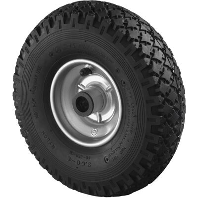 BS Rollen Luftrad Durchmesser 260mm Tragfähigkeit 130kg Nabenlänge 75mm Stollenprofil (C90.263) BS Rollen Luftrad Durchmesser 260mm Tragfähigkeit 130kg Nabenlänge 75mm Stollenprofil (C90.263)