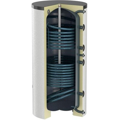 Flamco Standspeicher Duo-Solar 400 l, d= 750, weiß, mit Isolierung (18233) Flamco Standspeicher Duo-Solar 400 l, d= 750, weiß, mit Isolierung (18233)