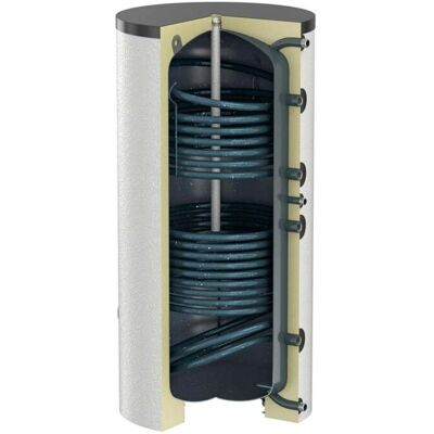 Flamco Standspeicher Duo-Solar 500 l, d= 750, weiß, mit Isolierung (18239) Flamco Standspeicher Duo-Solar 500 l, d= 750, weiß, mit Isolierung (18239)
