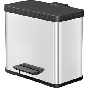 Hailo Öko duo Plus L, Tret-Mülltrenner, 17 + 9 ltr, Edelstahl (6302000) Hailo Öko duo Plus L, Tret-Mülltrenner, 17 + 9 ltr, Edelstahl (6302000)