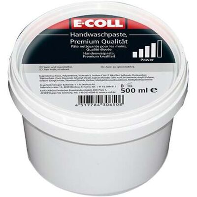 E-COLL Handwaschpaste - Biologisch abbaubar, pH-neutral, 500ml E-COLL Handwaschpaste - Biologisch abbaubar, pH-neutral, 500ml