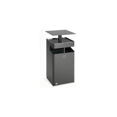 VAR Ascher/Abfallsammler mit Dach B 45 eisenglimmer 72 l (21276) VAR Ascher/Abfallsammler mit Dach B 45 eisenglimmer 72 l (21276)