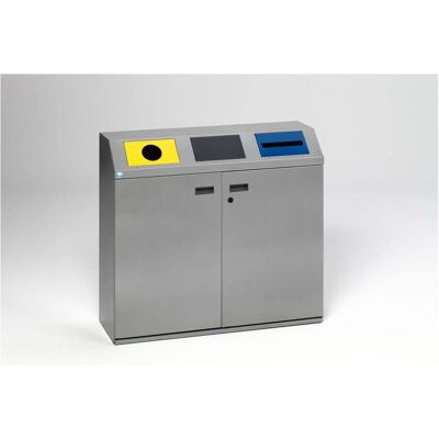 VAR Wertstoffsammelstation WS 97 silber 240 l (21211) VAR Wertstoffsammelstation WS 97 silber 240 l (21211)