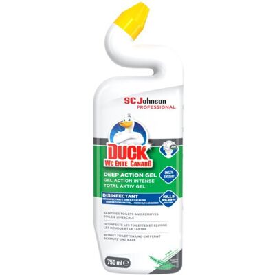WC-Ente WC Ente Waldfrische Total Aktiv Gel 750 ml Flasche ; SC Johnson Professional (320228) WC-Ente WC Ente Waldfrische Total Aktiv Gel 750 ml Flasche ; SC Johnson Professional (320228)