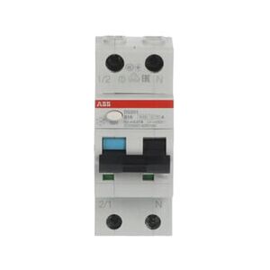 ABB DS201A FI/LS-Schalter - Typ B 16A 6kA - 1P+N ABB DS201A FI/LS-Schalter - Typ B 16A 6kA - 1P+N